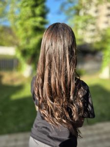 Babylight sin decoloración realizado en Inés salón